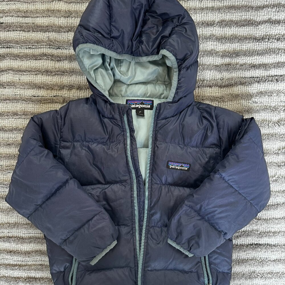Patagonia Hi-Loft Down Sweater Hoody - Size 4T